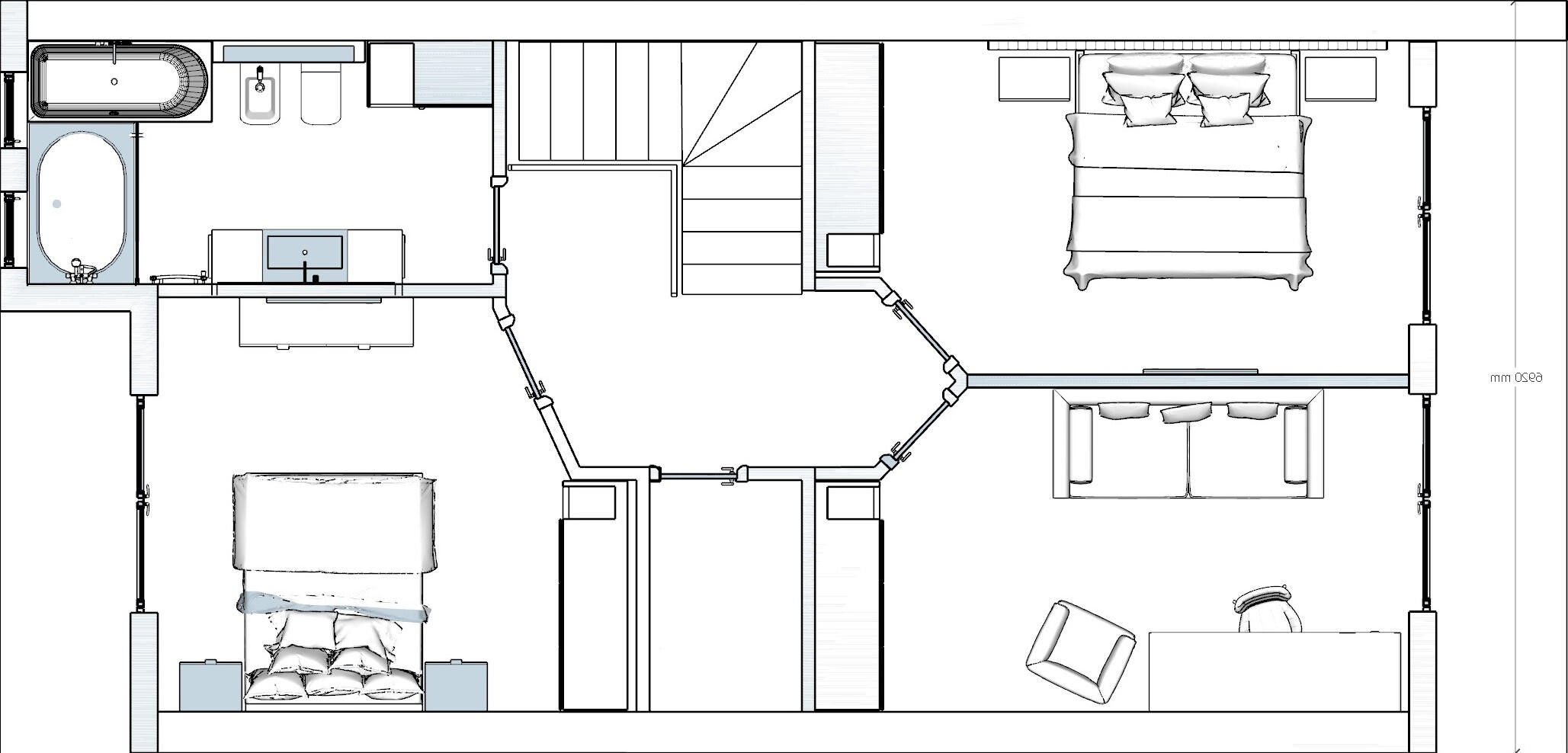 Будинки #1-2-3, 2-й поверх