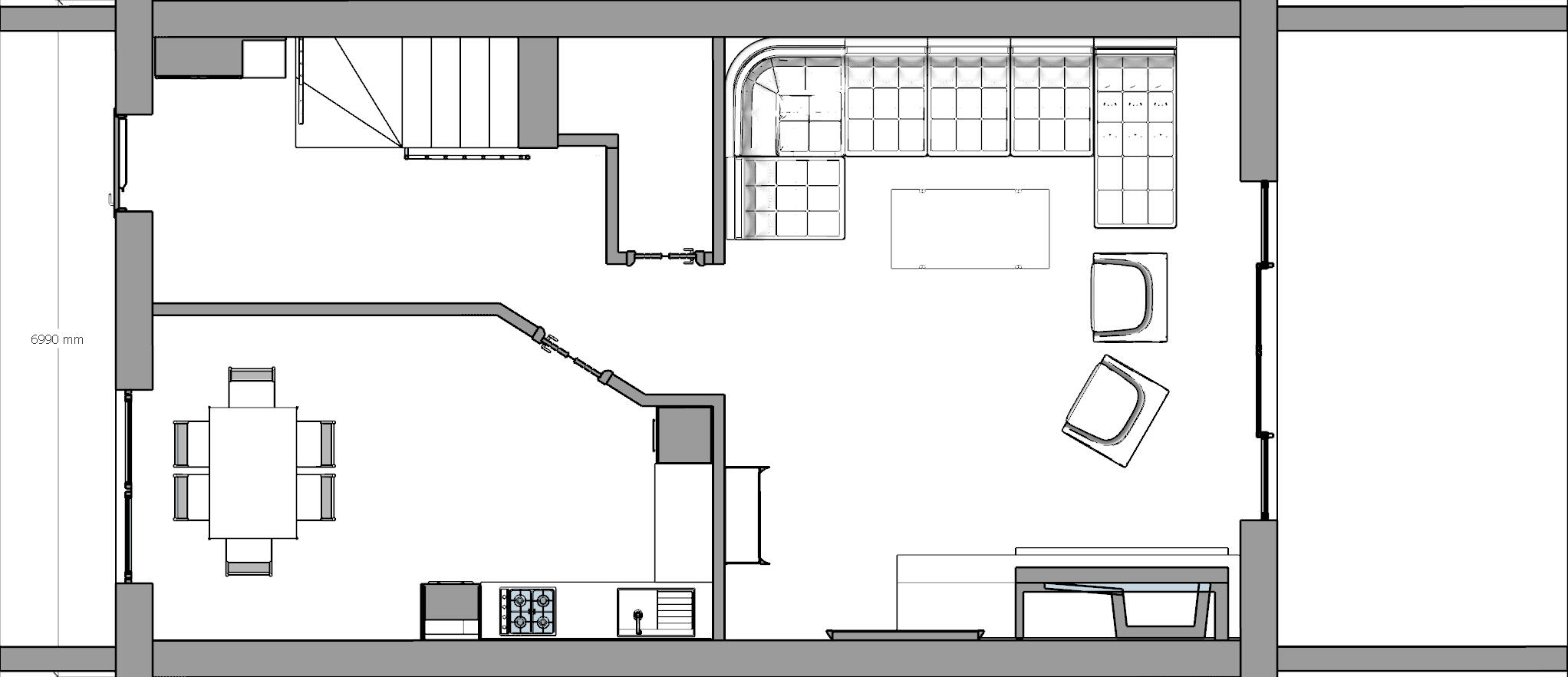 Будинки #1-2-3, 1-й поверх