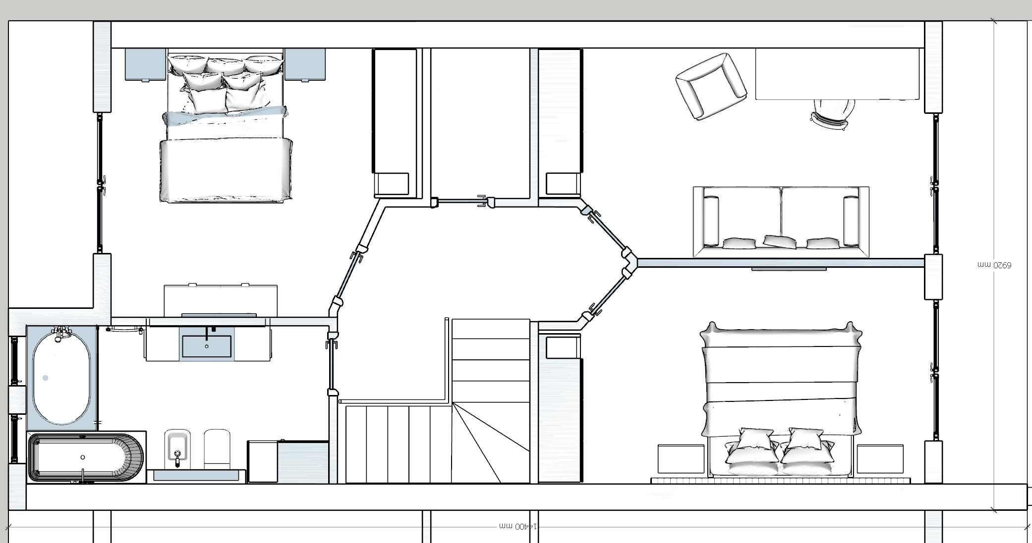 Будинки #4-5, 2-й поверх