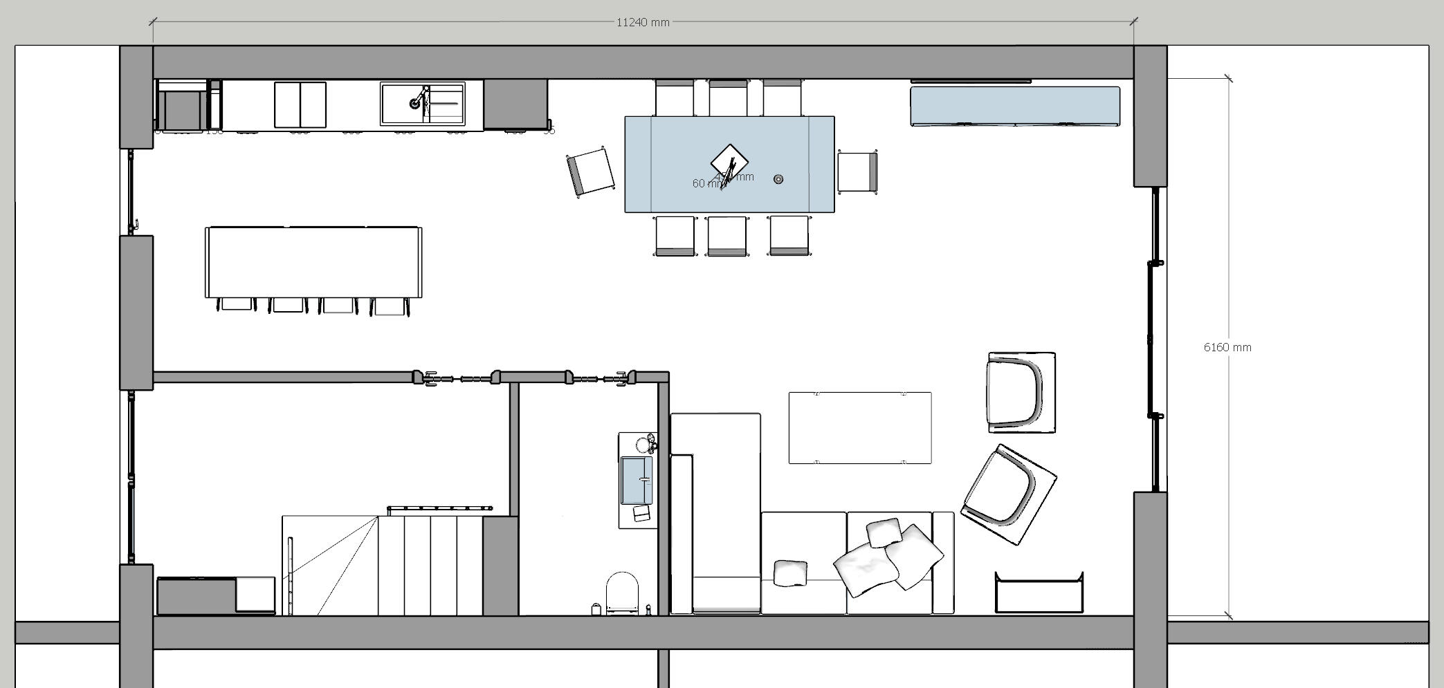 Будинки #4-5, 1-й поверх